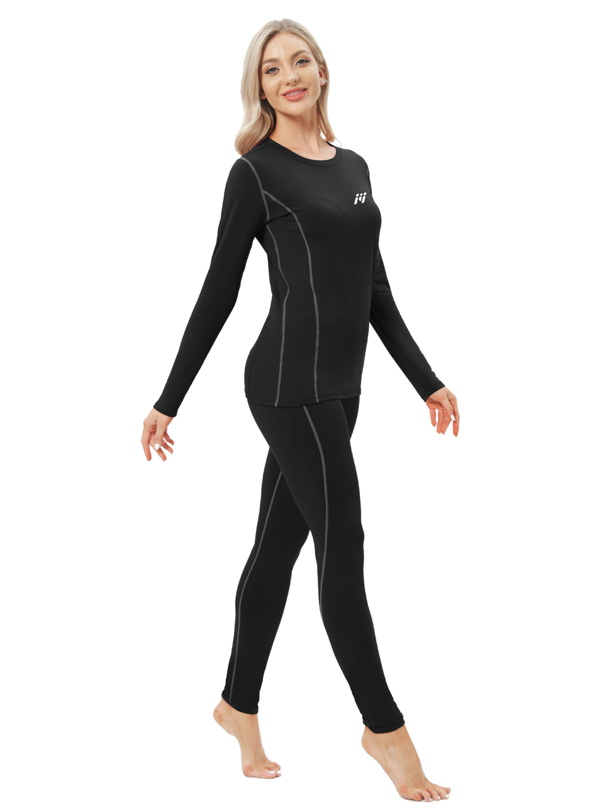 MEETWEE Athletic Bodysuit 'Athletic Underwear' in Black