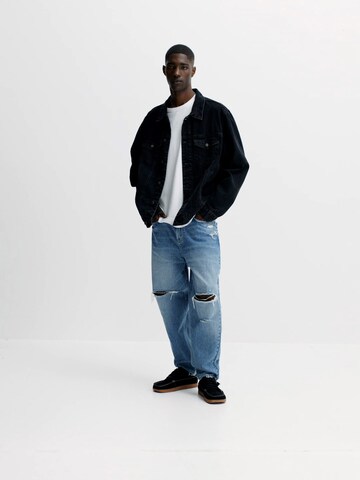 Pull&Bear Loosefit Jeans i blå