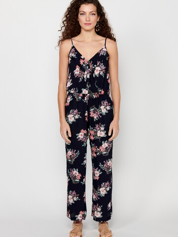 KOROSHI Jumpsuit in Blauw: voorkant