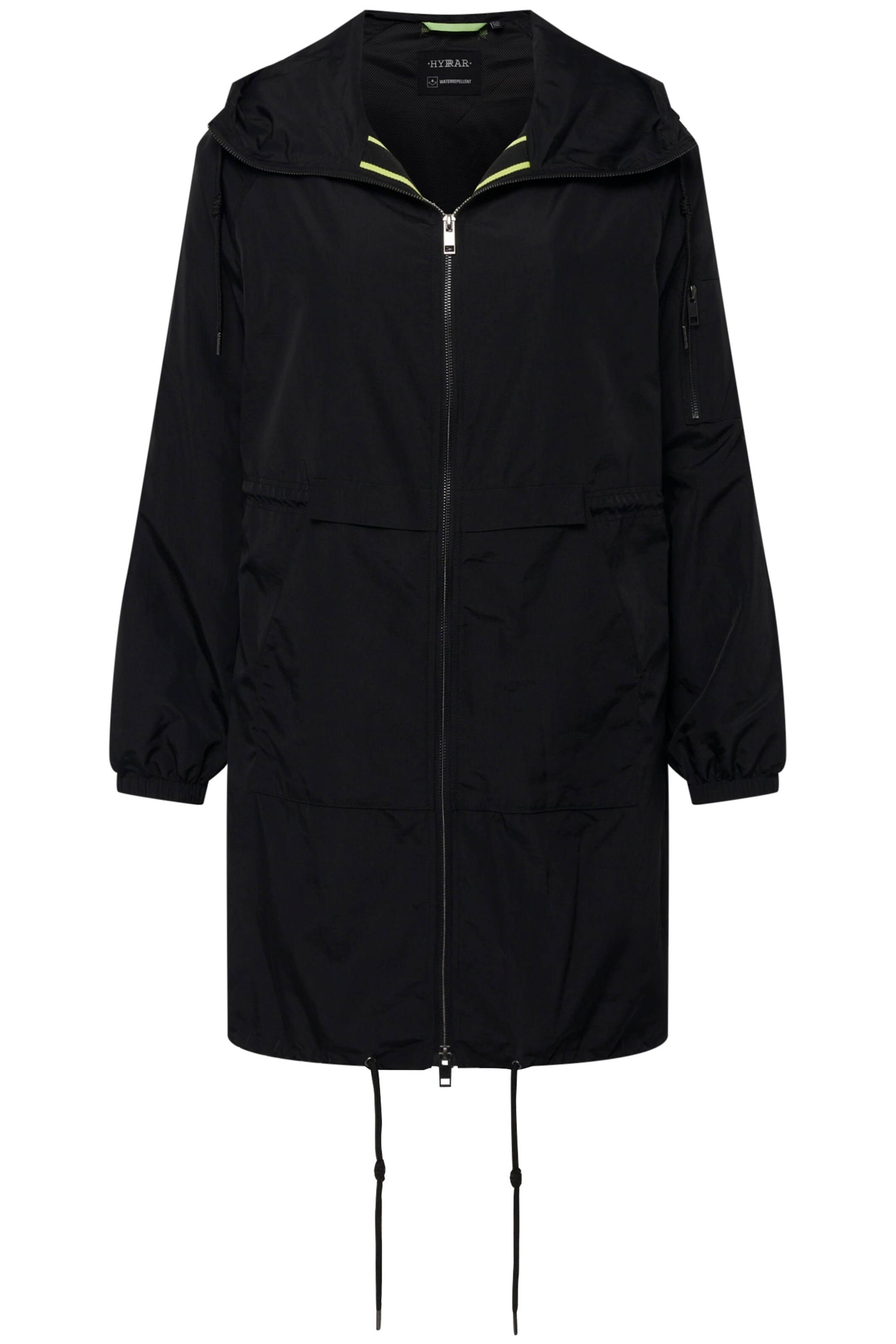 Ulla Popken Between-Season Jacket in Black: front