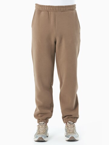 Organication Tapered Pants in Beige: front