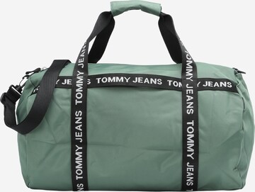 Tommy Jeans Taška Weekender – zelená: přední strana
