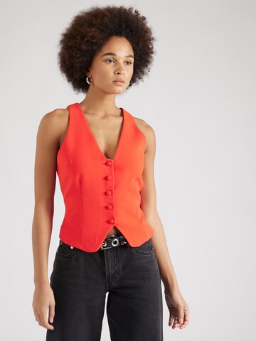 River Island Suit Vest in Red: front