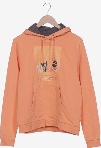 JACK WOLFSKIN Sweatshirt & Zip-Up Hoodie in L in Orange: front