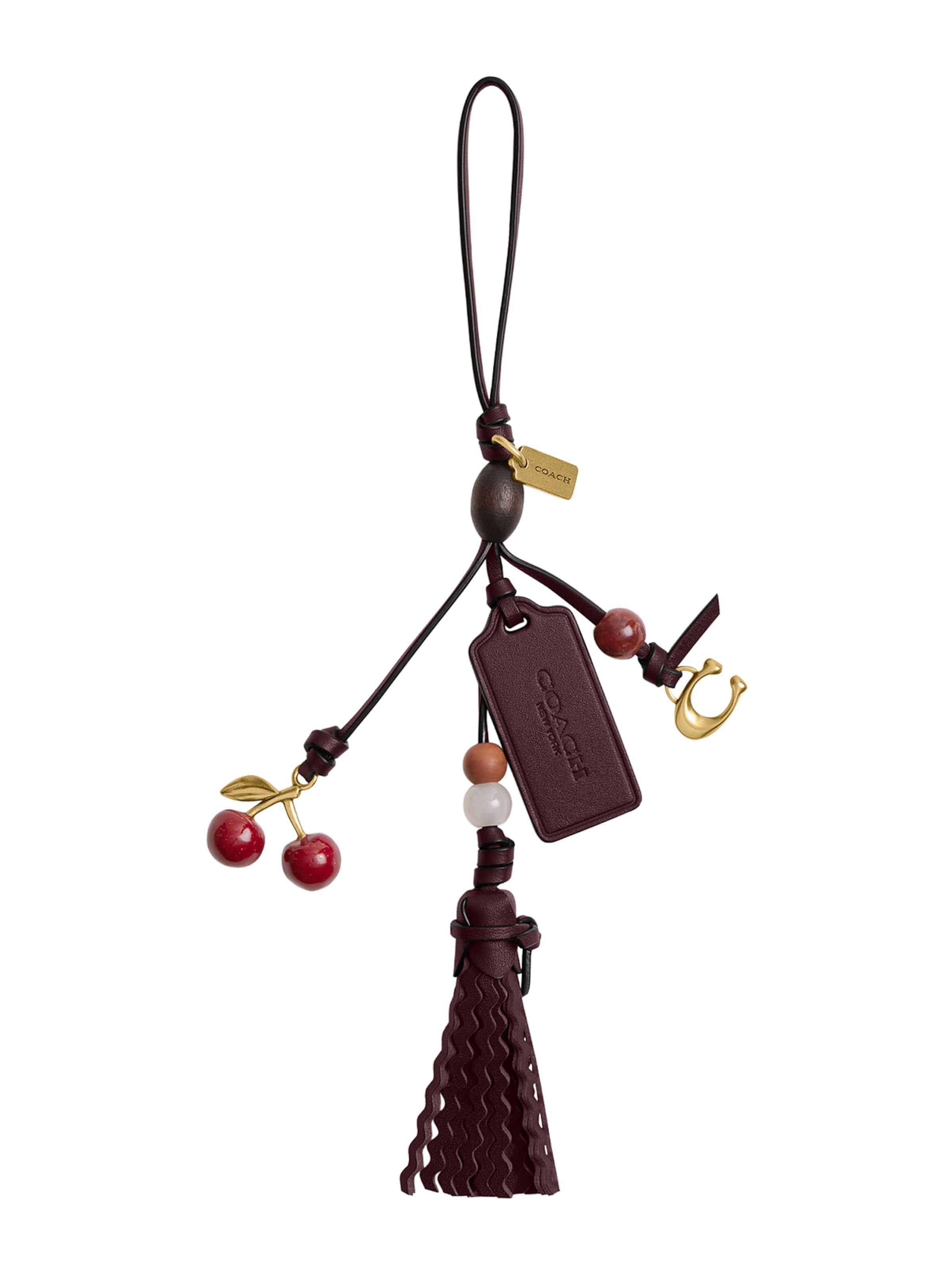 COACH - Llavero en rojo: frente