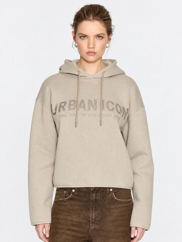 Sweat-shirt 'Kapuzenpullover' Ethiquet en beige