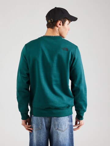 Felpa 'FINE' di THE NORTH FACE in verde