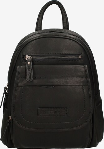 Zaino di HILL BURRY in nero: frontale