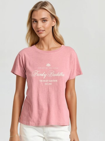 Funky Buddha Majica | roza barva: sprednja stran