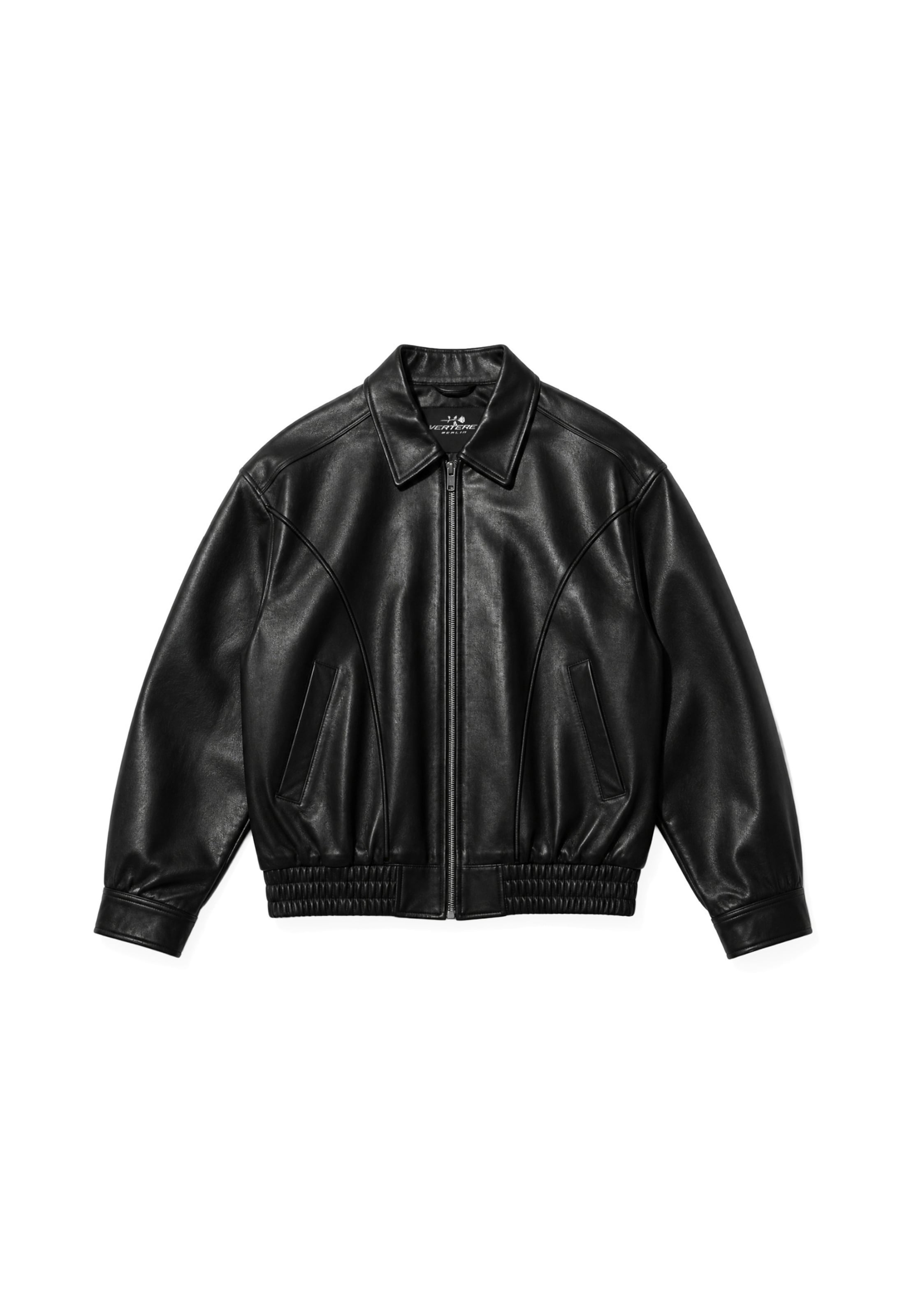 Veste mi-saison Vertere Berlin en noir : devant