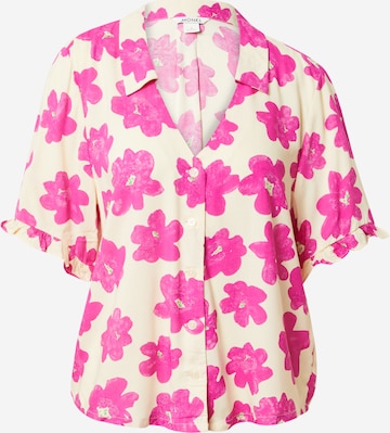 Monki Blouse in Roze: voorkant