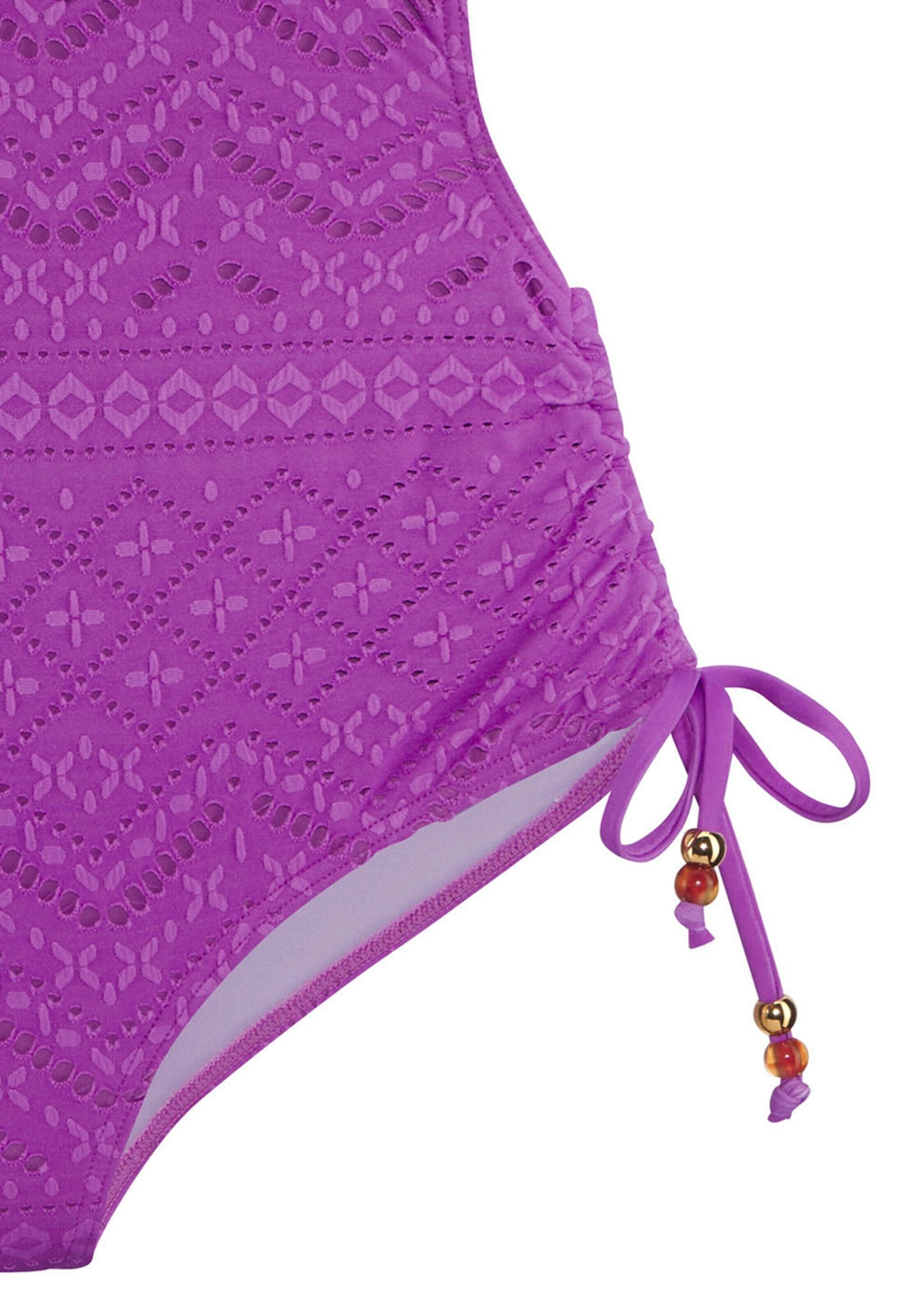 LASCANA Strój kąpielowy w kolorze fioletowy