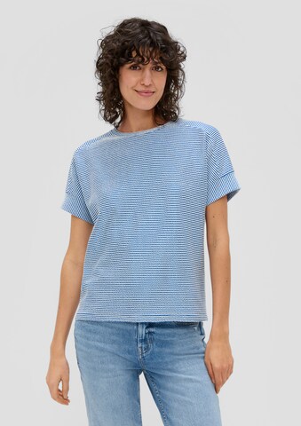 s.Oliver Shirts i blå: forside