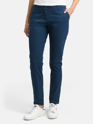 Regular Pantalon chino TOM TAILOR en bleu