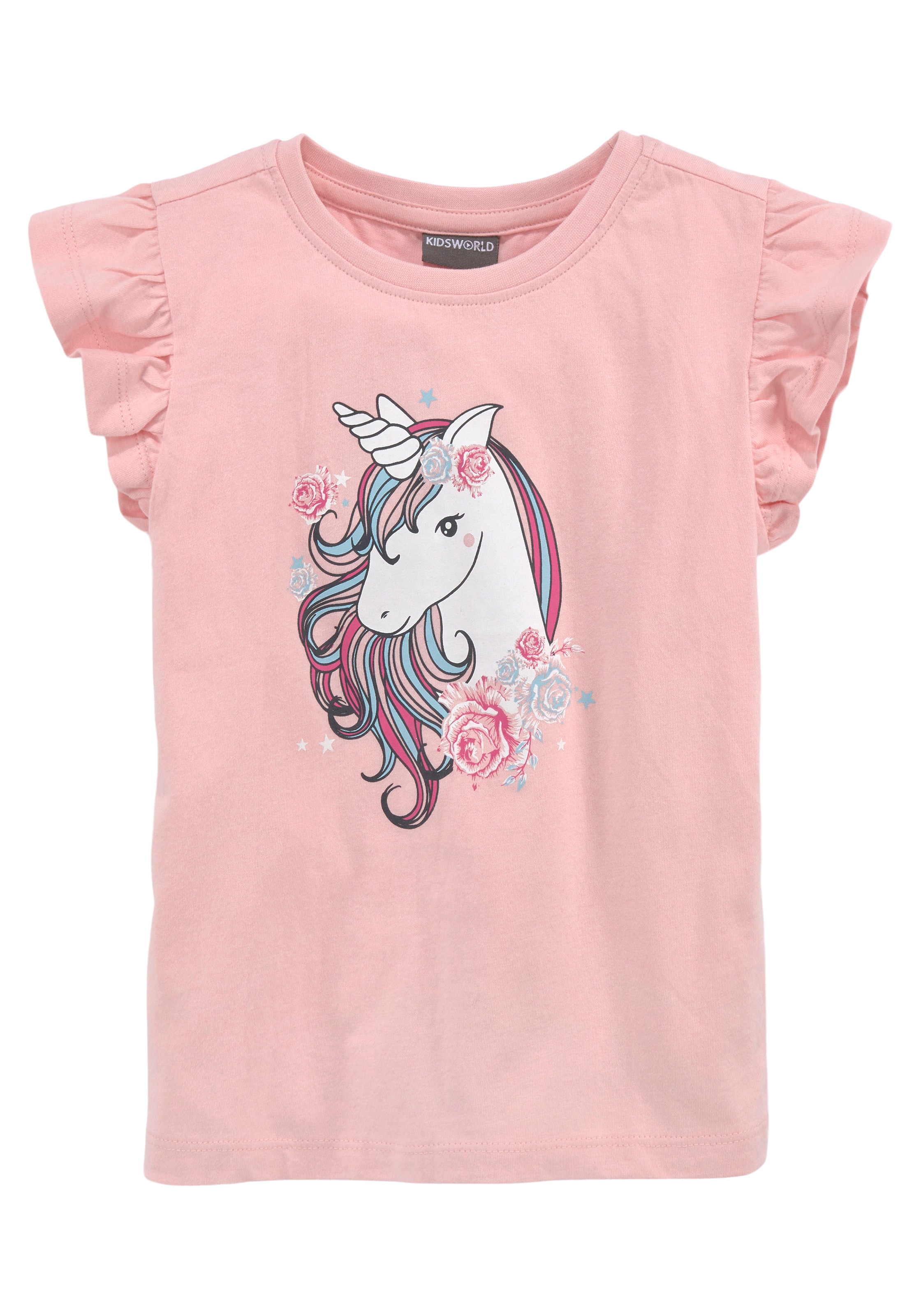 Kidsworld T-Shirt in Pink: Vorderseite