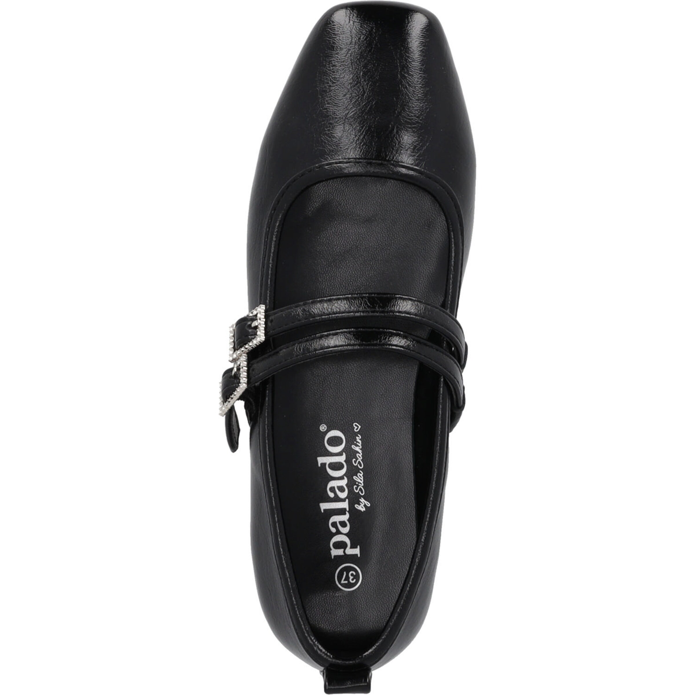 Palado by Sila Sahin Riemchenballerina in Schwarz