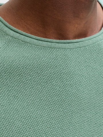 JACK & JONES Regular fit Sweater 'JJEHILL' in Green