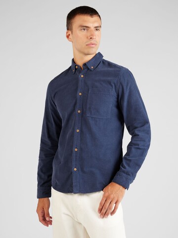 BLEND Regular fit Button Up Shirt in Blue: front