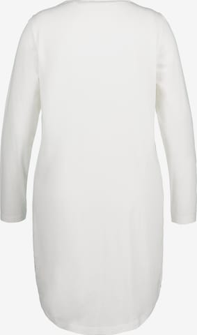 Ulla Popken Nachthemd  (GOTS) in Weiß