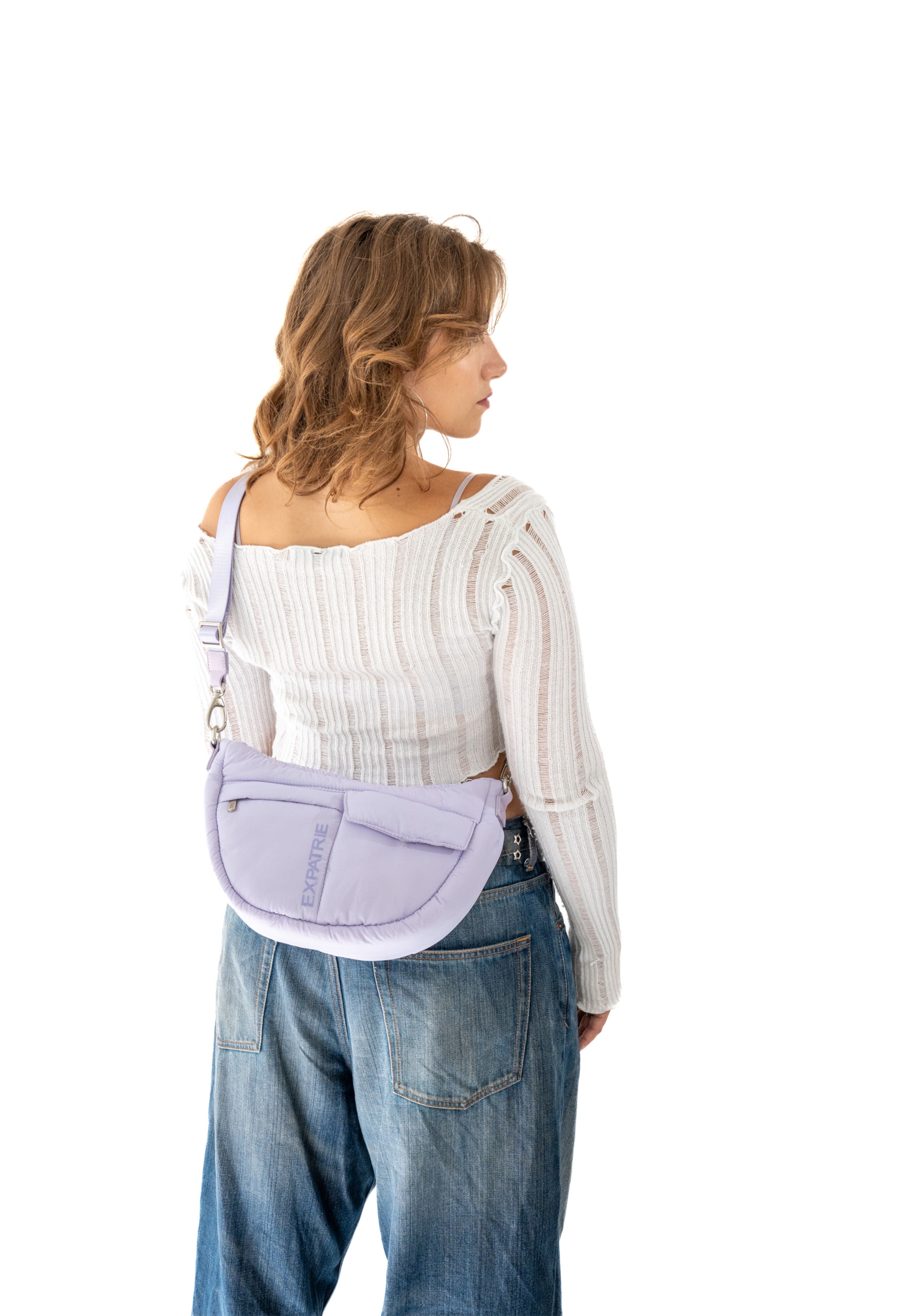 Expatrié - Mala de ombro 'Vivy' em roxo