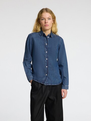 SELECTED Blouse in Blauw: voorkant