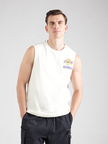 Maglietta 'NBA LOSLAK' di NEW ERA in bianco