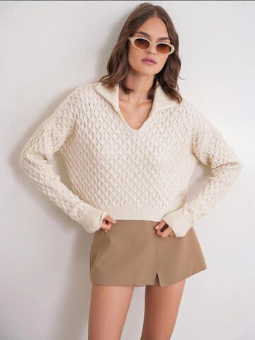 Pullover di MixRay in bianco