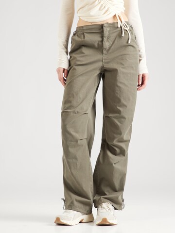 Regular Pantalon Tally Weijl en vert : devant