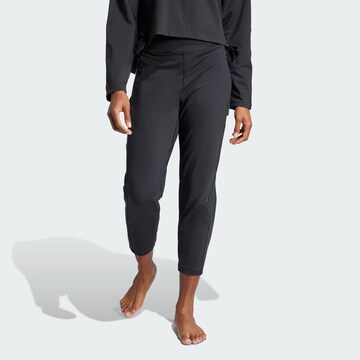 ADIDAS PERFORMANCE - Tapered Pantalón deportivo 'All Me' en negro: frente