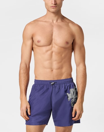 Philipp Plein Swimming shorts 'Dragon' in Blue: front