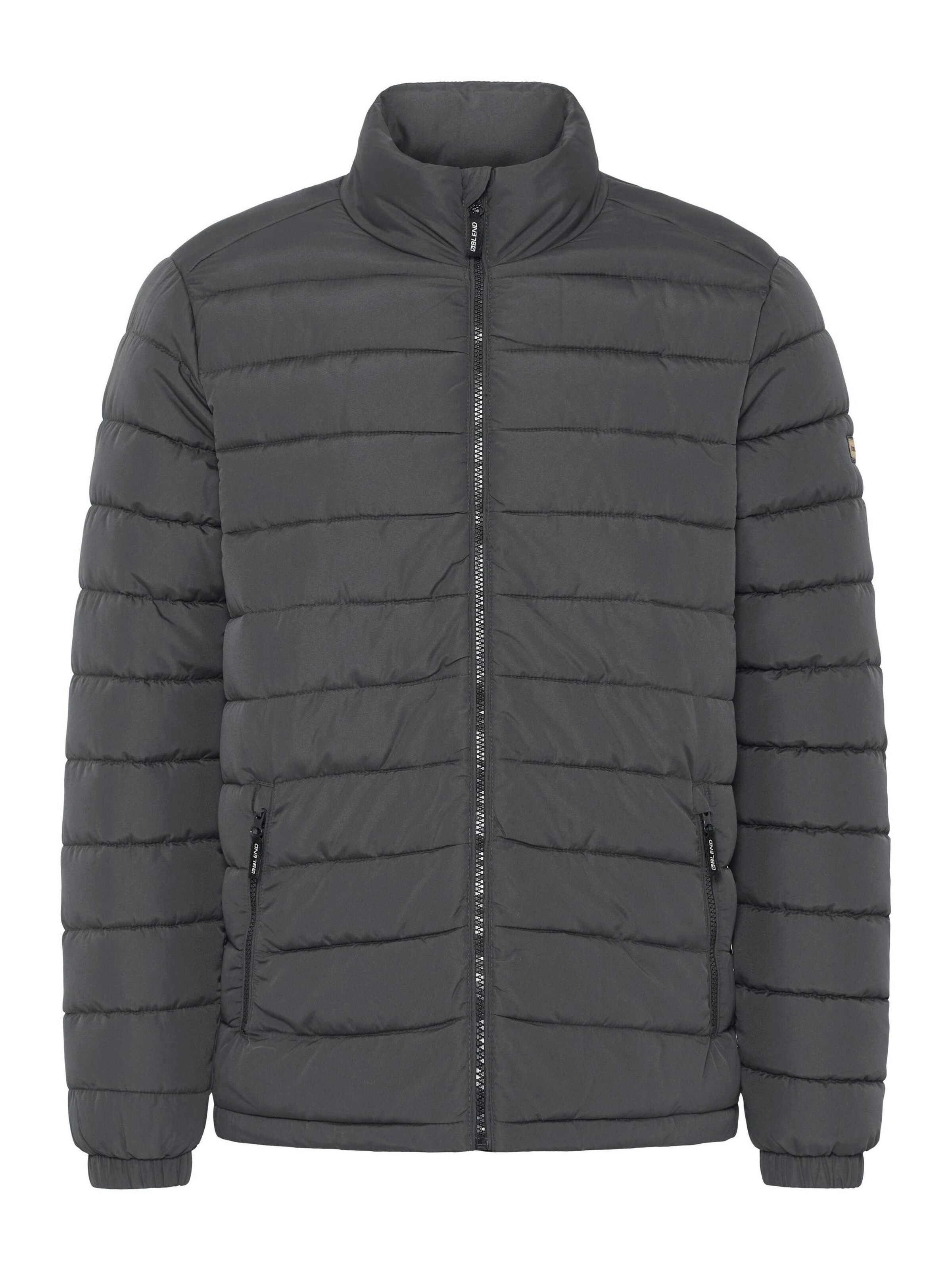 BLEND Tussenjas ' BHMelax ' in Grijs: voorkant