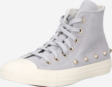 CONVERSE Magas szárú sportcipők 'CHUCK TAYLOR ALL STAR' - szürke: elől