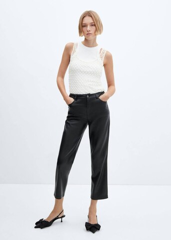 MANGO Regular Pants 'Lille' in Black