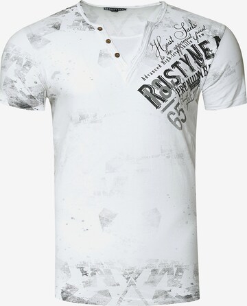 Rusty Neal Shirt in White: front