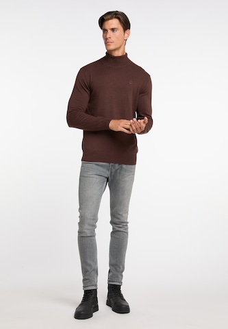 DreiMaster Klassik Sweater 'Markani' in Brown