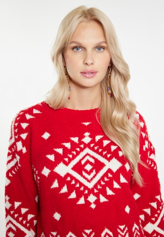 IZIA Sweater 'Hoona' in Red