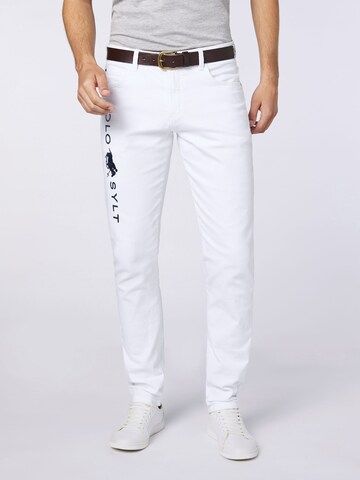 Polo Sylt Slim fit Jeans in White: front