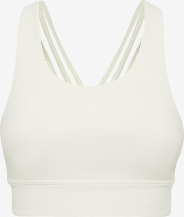 Top sportivo di Plein Sport in bianco: frontale