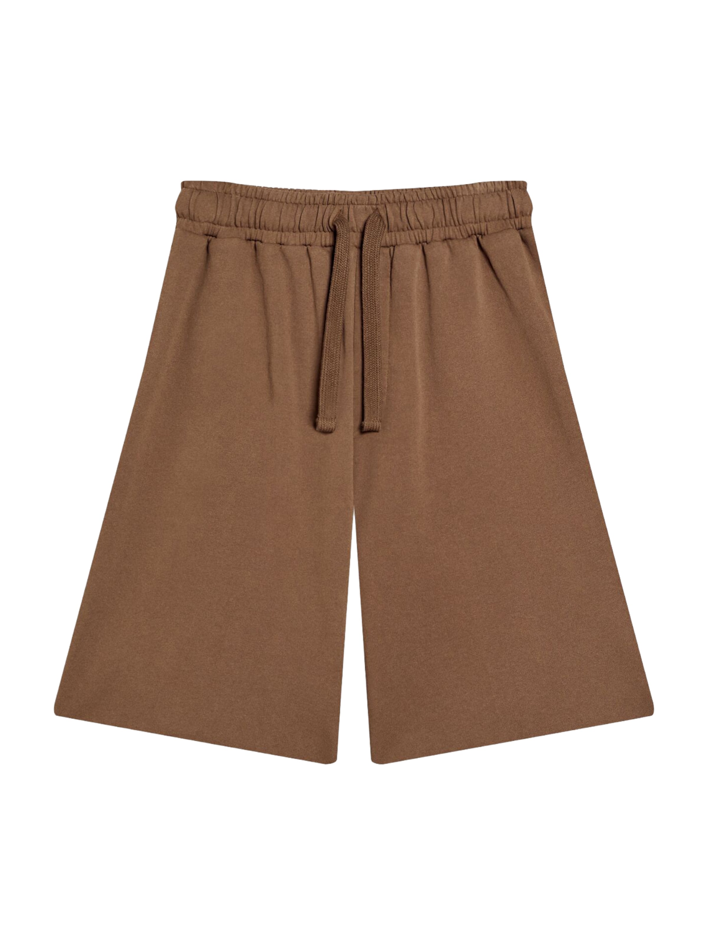 BershkaBaggy Hlače - smeđa boja: prednji dio