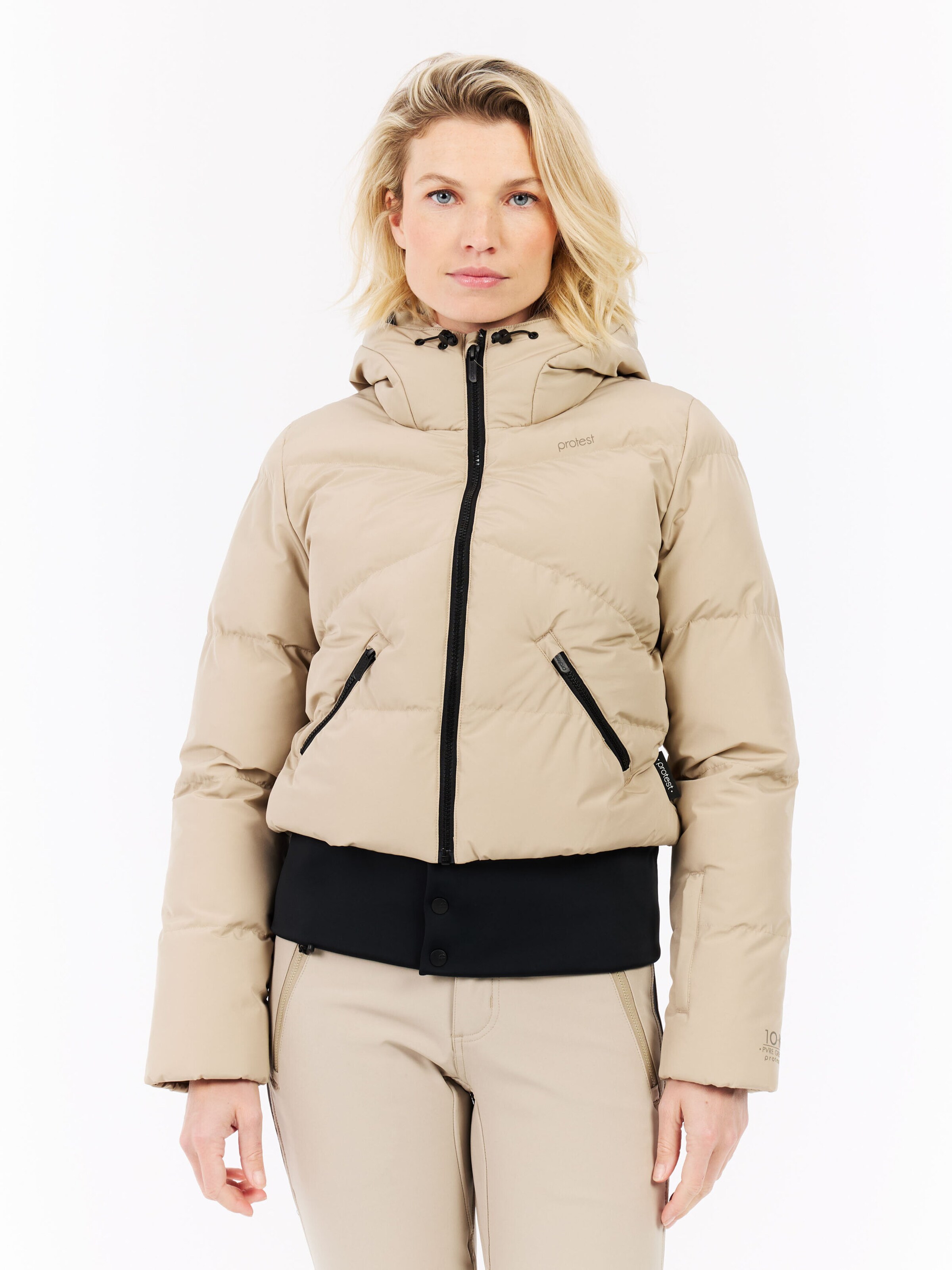 PROTEST Sports jacket 'PRTPreppy' in Brown: front