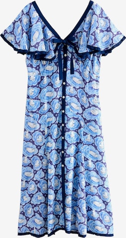 Rochie tip bluză de la Cath Kidston pe albastru: față