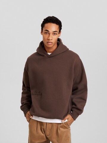 Bershka Sweatshirt in Brown