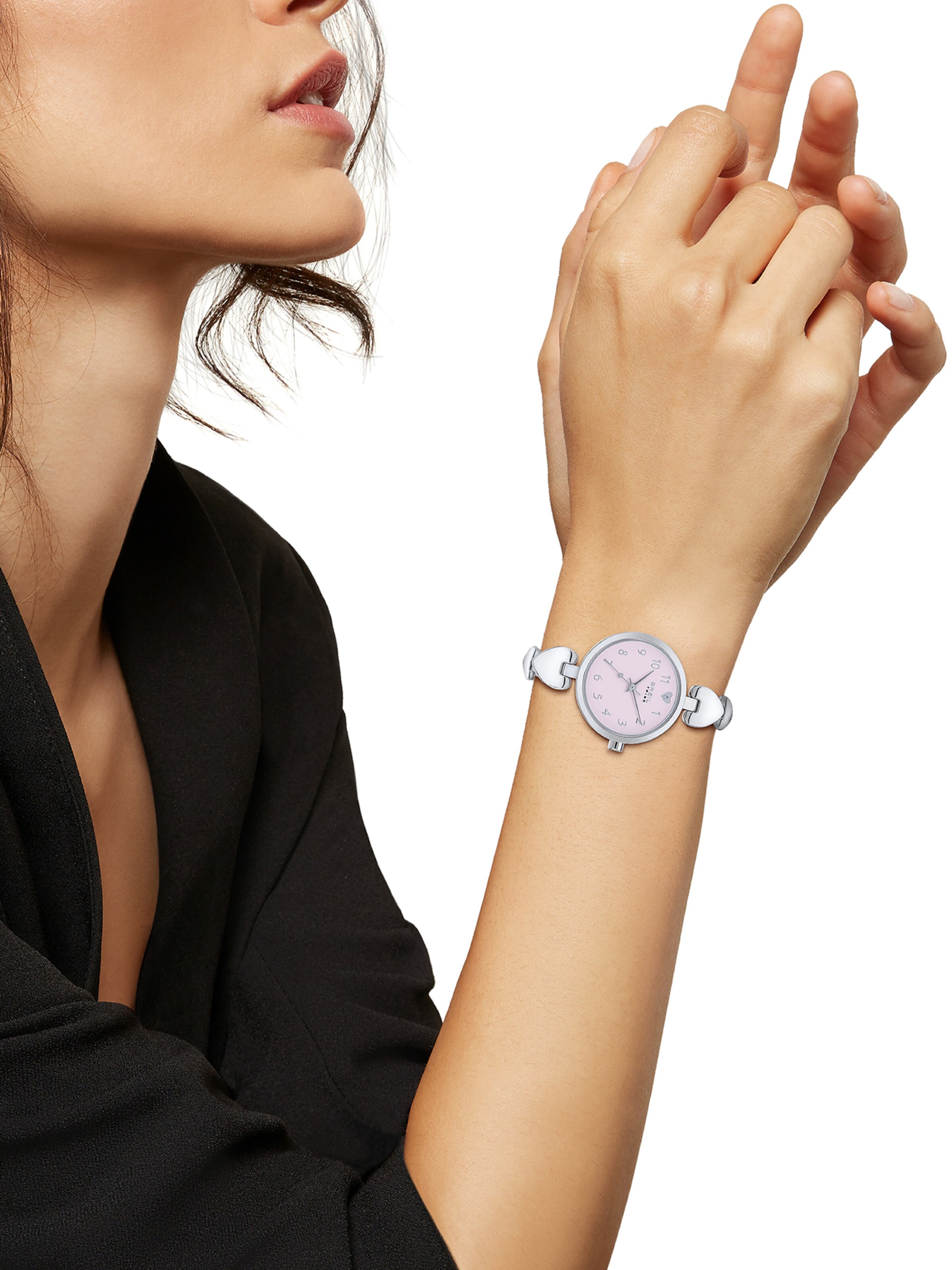 Breil Analog watch 'BT Heart' in Silver: front