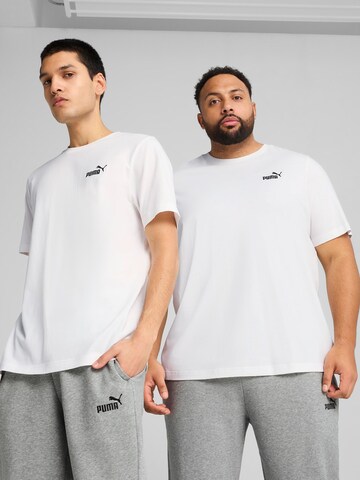 balta PUMA Sportiniai marškinėliai 'ESS No. 1'