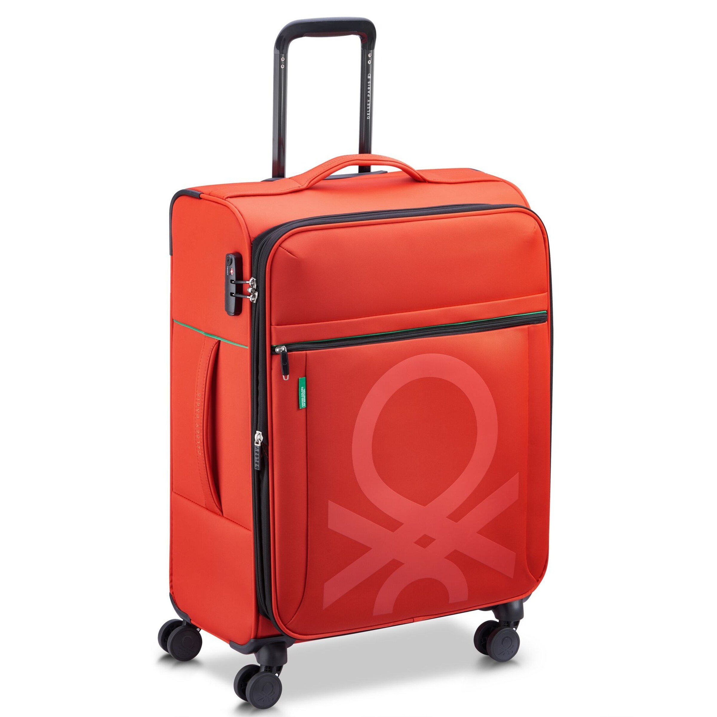 Delsey Paris Trolley 'x United Colors of Benetton ' in Oranje