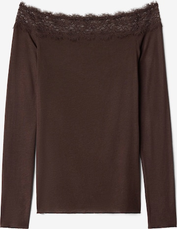 INTIMISSIMI Shirt in Brown: front