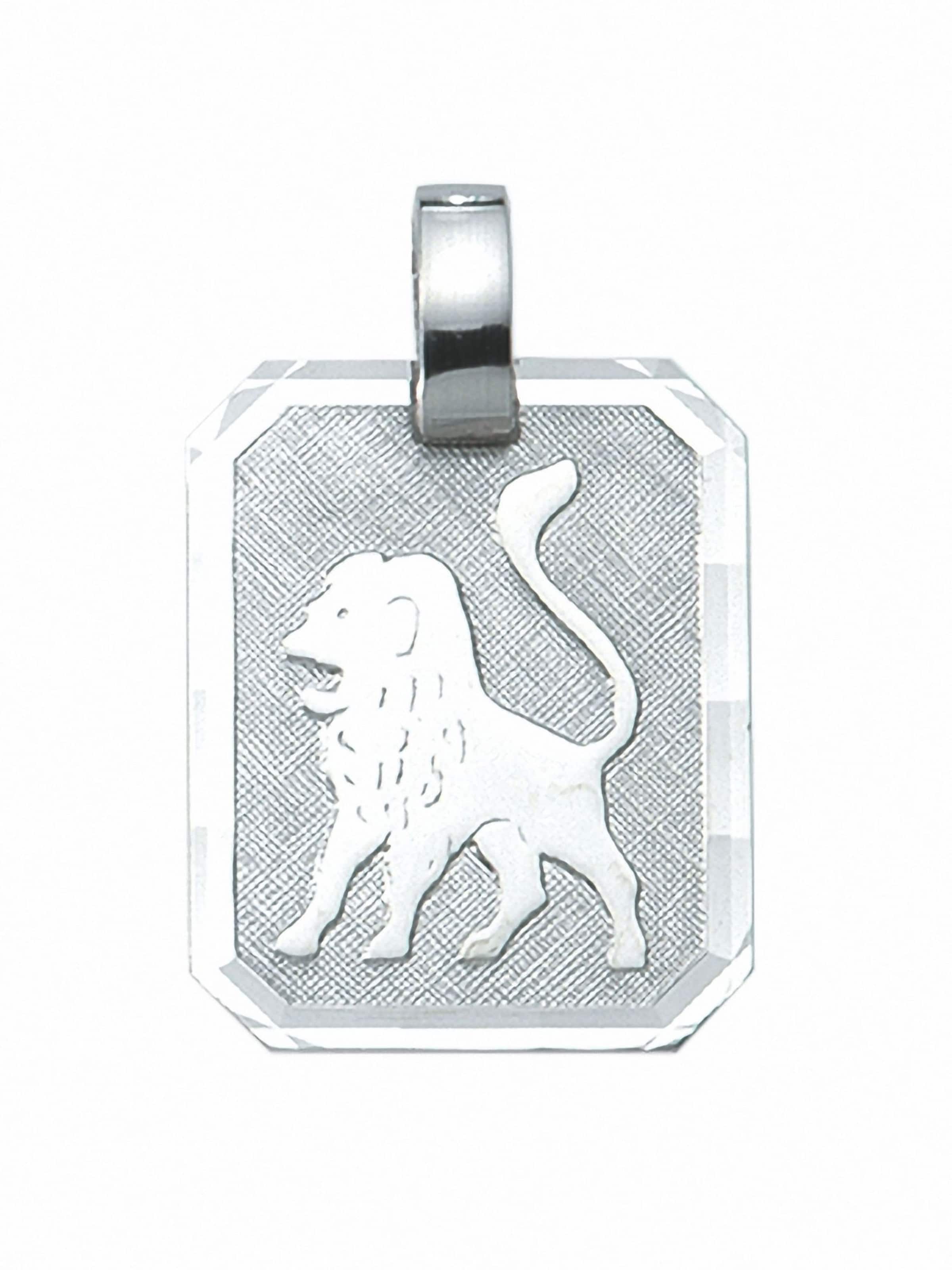 Adelia´s Anhänger 'Löwe' in Silber: Vorderseite