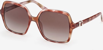 GUESS Sunglasses in Brown: front