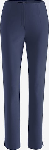 STEHMANN Pleat-Front Pants 'Ina-740' in Blue: front