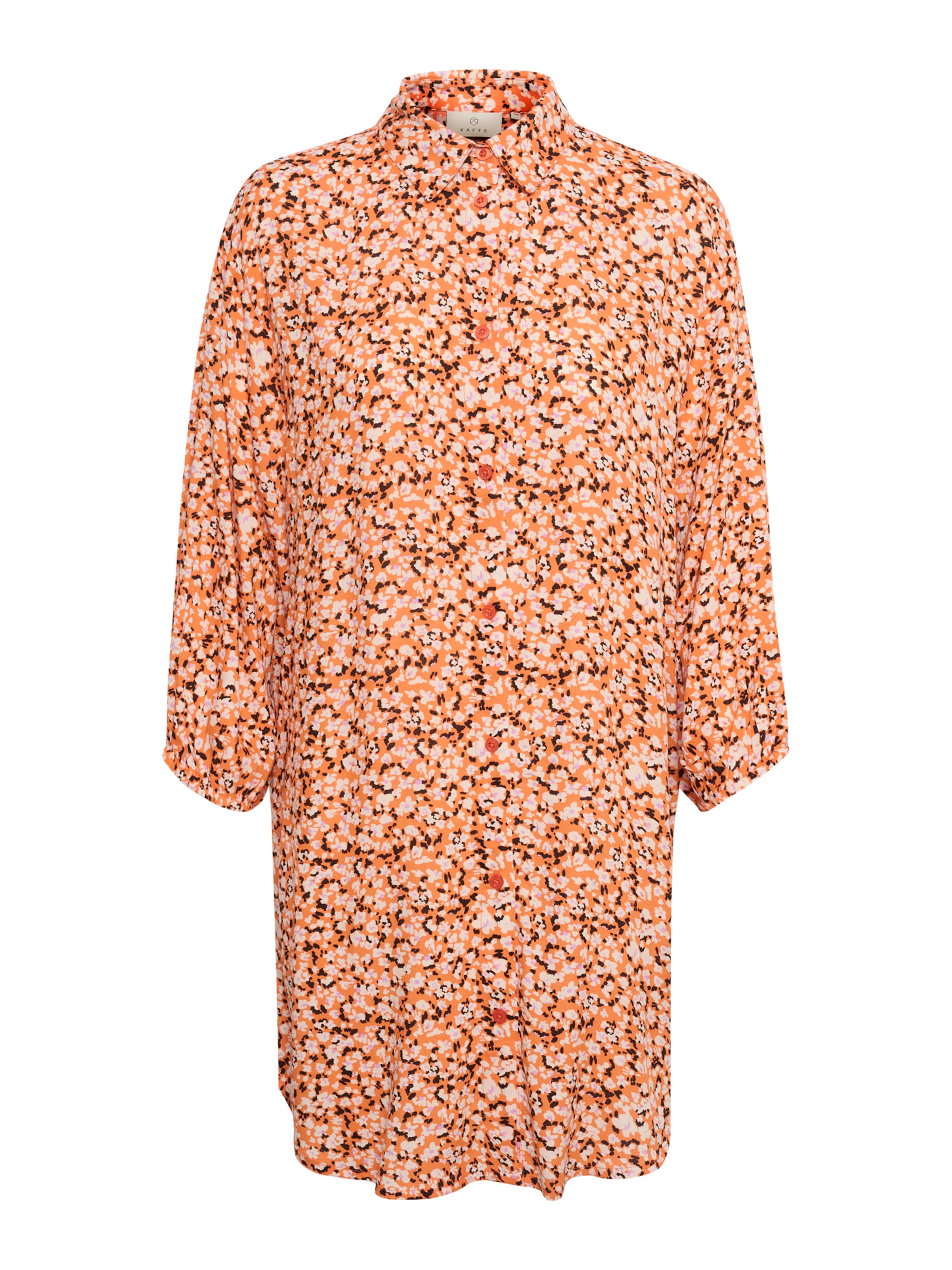 Kaffe Košilové šaty 'KA Somia' – oranžová: přední strana